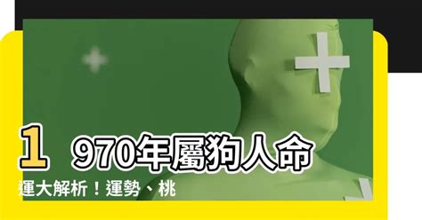 1970生效|【1970生效】1970年屬狗人命運大解析！運勢、桃花、財運一次。